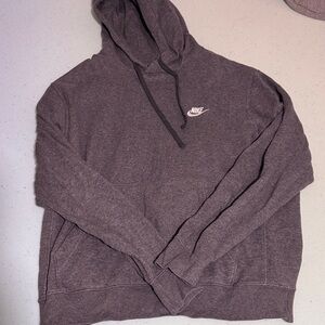 Nike Gray Hoodie Sweater